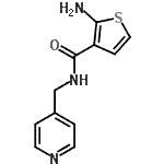 CAS#: 590376-49-1, 2-Amino-N-(4-Pyridinylmethyl)-3-Thiophenecarboxamide