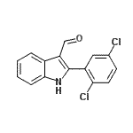 CAS#: 590390-83-3, 2-(2,5-Dichlorophenyl)-1H-Indole-3-Carbaldehyde