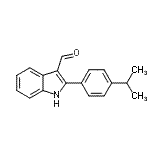 CAS#: 590390-96-8, 2-(4-Isopropylphenyl)-1H-Indole-3-Carbaldehyde