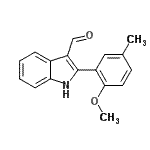 CAS#: 590391-05-2, 2-(2-Methoxy-5-Methylphenyl)-1H-Indole-3-Carbaldehyde