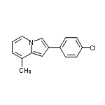 CAS#: 590395-46-3, 2-(4-Chlorophenyl)-8-Methylindolizine