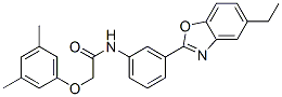 CAS#: 590395-70-3, 2-(3,5-Dimethylphenoxy)-N-[3-(5-Ethyl-2-Benzoxazolyl)Phenyl]-Acetamide
