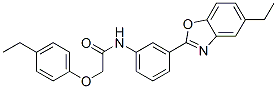 CAS#: 590395-71-4, N-[3-(5-Ethyl-2-Benzoxazolyl)Phenyl]-2-(4-Ethylphenoxy)-Acetamide