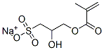 CAS 登录号:5906-94-5, 2-羟基-3-(甲基丙烯酰氧基)-1-丙烷磺酸钠盐