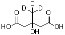 CAS#: 59060-36-5, 3-Hydroxy-3-(<Sup>2</Sup>H<Sub>3</Sub>)Methylpentanedioic Acid