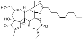 CAS 登录号:59086-92-9, 佛波醇 12-惕各酸酯 13-癸酸酯