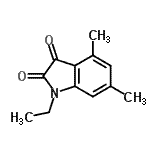 CAS#: 591252-78-7, 1-Ethyl-4,6-Dimethyl-1H-Indole-2,3-Dione