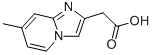 CAS 登录号：59128-09-5， 7-甲基-咪唑并[1,2-a]吡啶-2-乙酸
