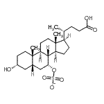 CAS#: 59132-31-9, (3alpha,5beta,7alpha,8xi)-3,24-Dihydroxy-24-Oxocholan-7-Yl Sulfate
