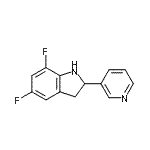 CAS#: 591721-08-3, 5,7-Difluoro-2-(3-Pyridinyl)Indoline
