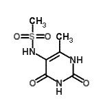 CAS#: 591725-91-6, N-(6-Methyl-2,4-Dioxo-1,2,3,4-Tetrahydro-5-Pyrimidinyl)Methanesulfonamide