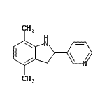 CAS#: 591757-64-1, 4,7-Dimethyl-2-(3-Pyridinyl)Indoline