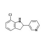 CAS#: 591758-87-1, 7-Chloro-2-(3-Pyridinyl)Indoline