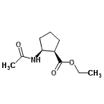 CAS 登录号：592503-41-8， 乙基(1R,2S)-2-乙酰氨基环戊烷羧酸酯