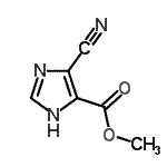 CAS 登录号：59253-71-3， 甲基4-氰基-1H-咪唑-5-羧酸酯