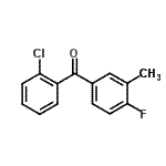 CAS#: 59396-46-2, (2-Chlorophenyl)(4-Fluoro-3-Methylphenyl)Methanone