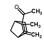 CAS#: 59435-87-9, 1-(2-Methyl-3-Methylenebicyclo[2.2.1]Hept-5-En-2-Yl)Ethanone