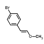 CAS 登录号：59436-09-8， 1-溴-4-[(E)-2-甲氧基乙烯基]苯