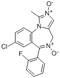 CAS#: 59468-87-0, 8-Chloro-6-(2-Fluorophenyl)-1-Methyl-4H-Imidazo[1,5-a][1,4]Benzodiazepine 2,5-Dioxide
