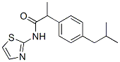 CAS 登录号：59512-35-5， 2-(4-异丁基苯基)-N-(2-噻唑基)丙酰胺