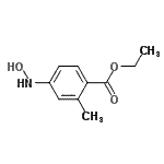CAS 登录号：595563-55-6， 乙基4-(羟基氨基)-2-甲基苯甲酸酯