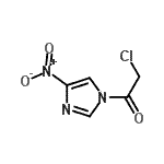 CAS 登录号：59566-56-2， 2-氯-1-(4-硝基-1H-咪唑-1-基)乙酮
