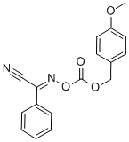CAS 登录号：59577-32-1， 2-(4-甲氧基苄氧羰基氧基亚氨基)-2-苯基乙腈
