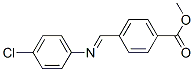 CAS#: 59584-22-4, Methyl 4-[[(4-Chlorophenyl)Imino]Methyl]Benzoate