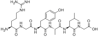 CAS 登录号：59587-24-5， 精氨酰-甘氨酰-酪氨酰-丙氨酰-亮氨酰-甘氨酸