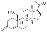CAS 登录号：596-63-4， 19-羟孕酮