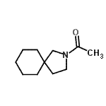 CAS 登录号：596122-15-5， 1-(2-氮杂螺[4.5]癸-2-基)乙酮