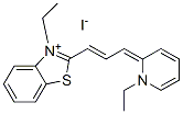 CAS#: 59652-06-1, 3-Ethyl-2-[3-(1-Ethyl-1H-Pyridin-2-Ylidene)Prop-1-Enyl]Benzothiazolium Iodide