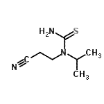 CAS 登录号：59670-01-8， 1-(2-氰基乙基)-1-异丙基硫代脲