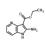 CAS#: 596824-14-5, Ethyl 2-Amino-1H-Pyrrolo[3,2-b]Pyridine-3-Carboxylate