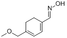 CAS 登录号：59691-20-2， (E)-4-(甲氧基甲基)-1,4-环己二烯-1-甲醛肟