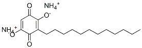CAS 登录号:5972-79-2, 3-十二烷基-2,5-二羟基-1,4-苯醌二铵盐