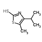 CAS#: 59734-72-4, 4-Isopropyl-5-Methyl-1,3-Thiazole-2(3H)-Thione