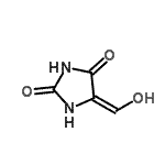CAS 登录号：597528-45-5， (5E)-5-(羟基亚甲基)-2,4-咪唑烷二酮