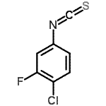 CAS 登录号：597545-17-0， 1-氯-2-氟-4-异硫氰酸基苯