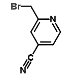 CAS 登录号：597563-02-5， 2-(溴甲基)吡啶-4-甲腈