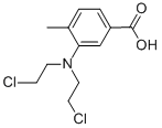 CAS#: 5977-35-5, 3-[N,N'-Bis(2-chloroethyl)amino]-4-methylbenzoic acid