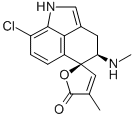 CAS 登录号:59787-45-0, 顺式-(+-)-3,4-二氢-8-氯-4'-甲基-4-(甲基氨基)-螺(苯并(cd)吲哚-5(1H),2'(5'H)-呋喃)-5'-酮
