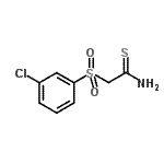 CAS#: 59865-86-0, 2-[(3-Chlorophenyl)Sulfonyl]Ethanethioamide