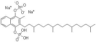 CAS 登录号：5988-22-7， 二氢维生素 K1 磷酸钠