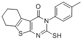 CAS#: 59898-69-0, 2-Mercapto-3-p-Tolyl-5,6,7,8-Tetrahydro-3H-Benzo[4,5]Thieno[2,3-d]Pyrimidin-4-One