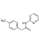 CAS 登录号：599162-66-0， 2-(4-甲基苯基)-N-(2-吡啶基)乙酰胺