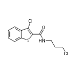CAS#: 600122-18-7, 3-Chloro-N-(3-chloropropyl)-1-benzothiophene-2-carboxamide