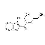 CAS#: 600122-27-8, N-Butyl-3-chloro-N-ethyl-1-benzothiophene-2-carboxamide