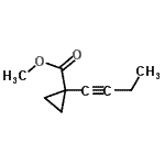 CAS#: 60042-80-0, Methyl 1-(1-Butyn-1-Yl)Cyclopropanecarboxylate