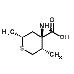 CAS#: 60046-37-9, (2R,4R,5S)-4-Amino-2,5-Dimethyl-Tetrahydrothiopyran-4-Carboxylic Acid